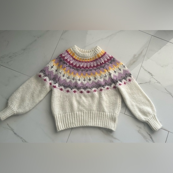 Sezane Multicolor Patterned Sweater - Picture 2 of 13
